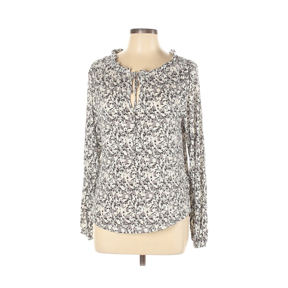 Lucky Brand Long Sleeve Floral Blouse